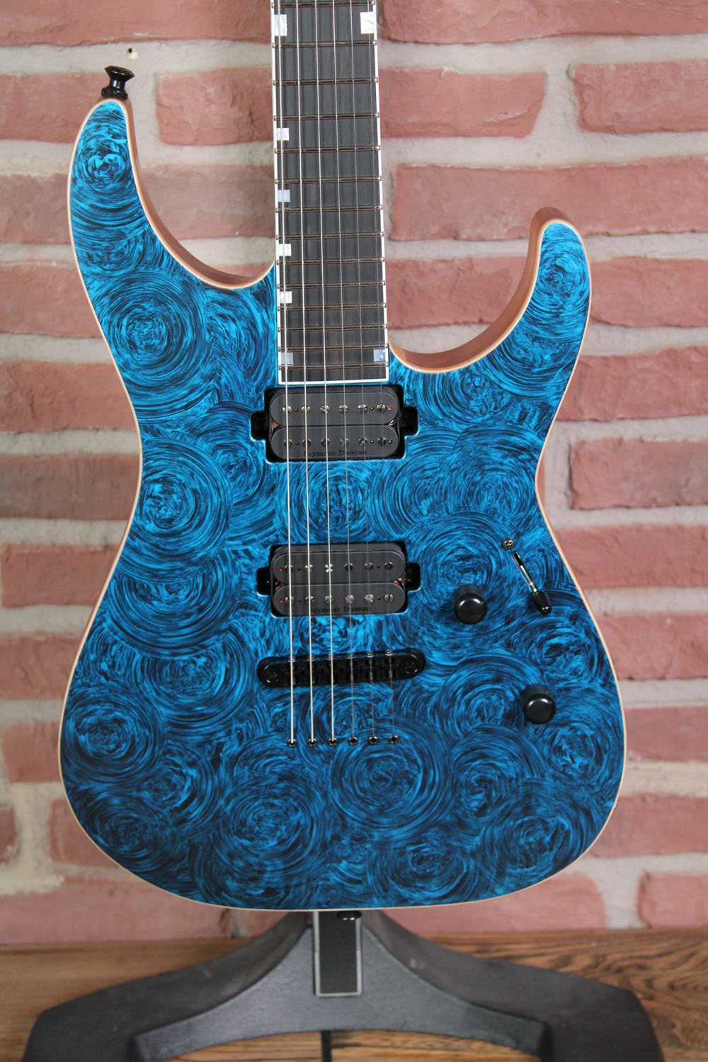 USA M-II Neck  Thru NT SC SD BH Teal Marble